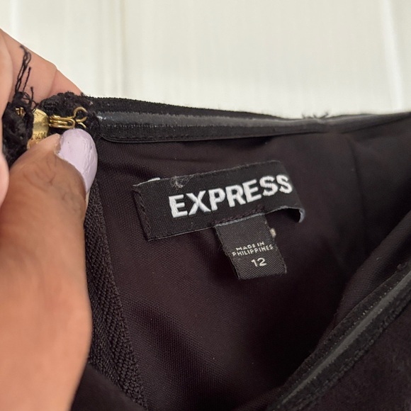 Express Elegant Black Women's Jumpsuit - Picture 3 of 4